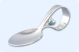 銀のスプーン「シルバースプーン」長さ、約8cm